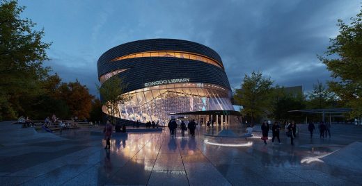 Library of Songdo International City, South Korea