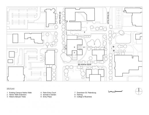 Muma College of Business USF, University of South Florida site plan