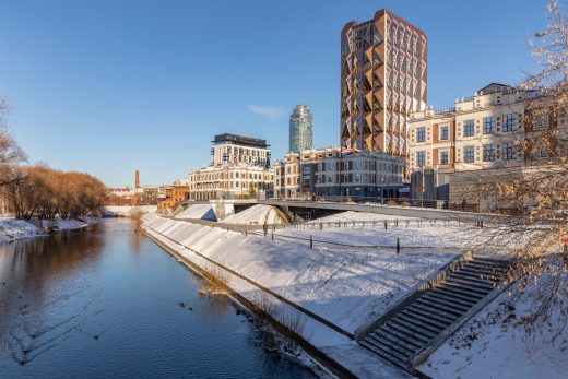 RCC Headquarters Yekaterinburg building by Foster + Partners