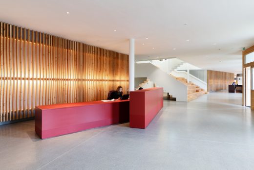 Sonova Wireless Competence Center Murten interior reception