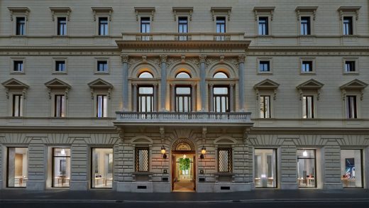 Apple Via Del Corso Rome store facade