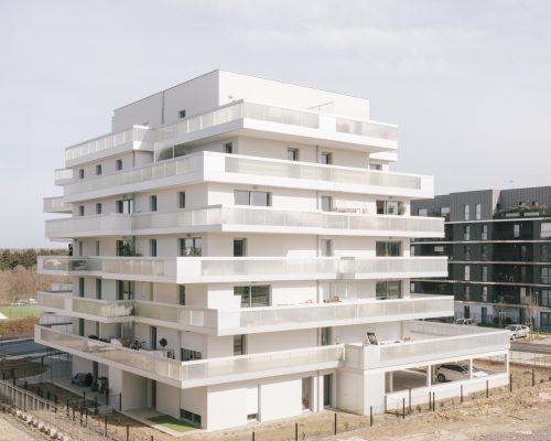 Arty Les Hauts de Sévigné Rennes housing by a/LTA architectes
