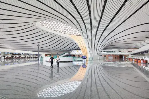 Beijing Daxing International Airport building, China, design by Zaha Hadid Architects