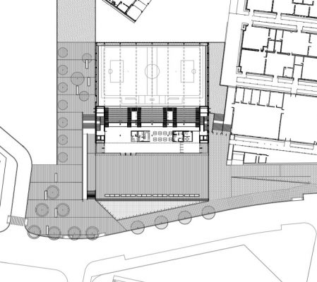 Camp del Ferro Sports Center Barcelona plan