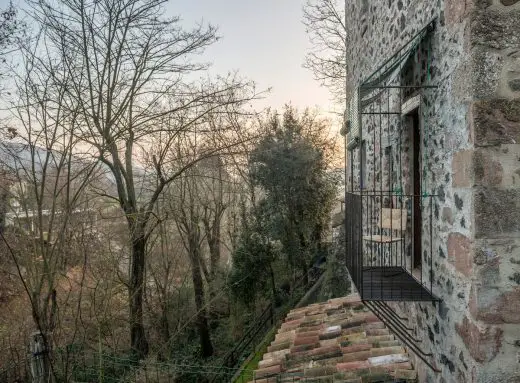 Chair, blinds, cords, Girona, Spain. Arnau Estudi d’arquitectura