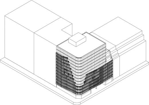 Dome Business Plaza Buenos Aires building 3D design