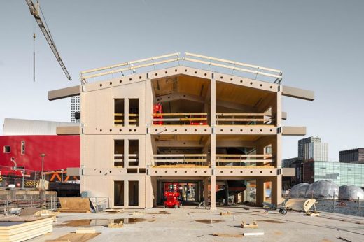 The Floating Office in the Rotterdam harbor  by Powerhouse Company Architects