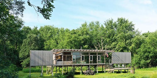 Glass Cabin Fairbank, Iowa home