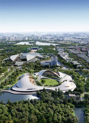 Jiaxing Civic Center Design by MAD Architects