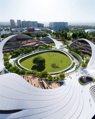 Jiaxing Civic Center Design by MAD Architects