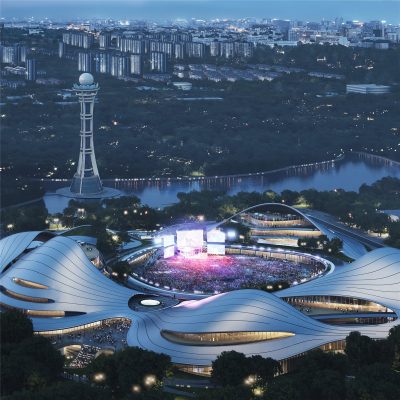 Jiaxing Civic Center Design by MAD Architects