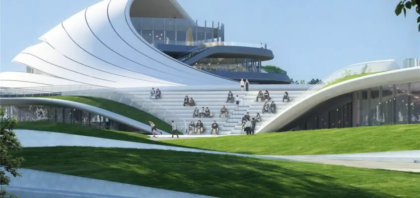 Jiaxing Civic Center Design by MAD Architects