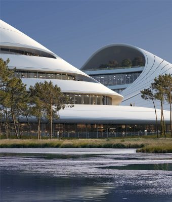 Jiaxing Civic Center Design by MAD Architects