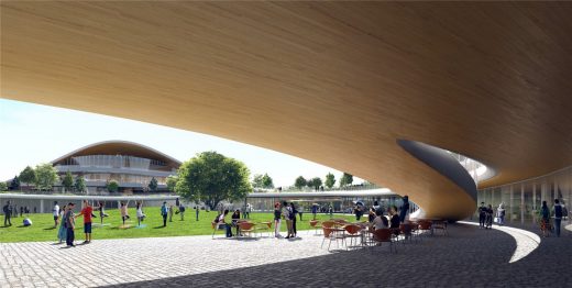 Jiaxing Civic Center Building by MAD Architects