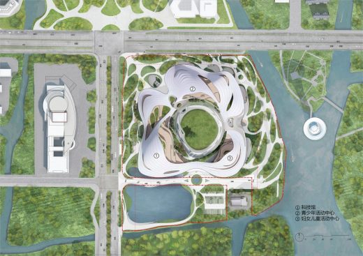 Jiaxing Civic Center China masterplan