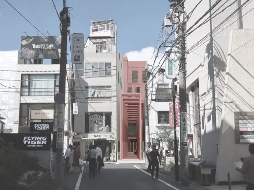 Jingumae Pilgrim's Passage Gates, Tokyo, Japan by Key Operation Inc./ Architects