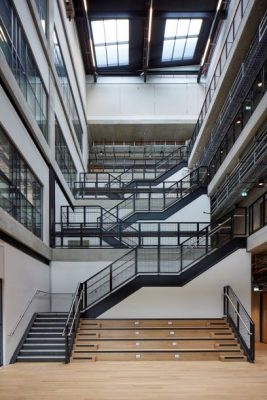 MECD Manchester Engineering Campus Development stairs interior