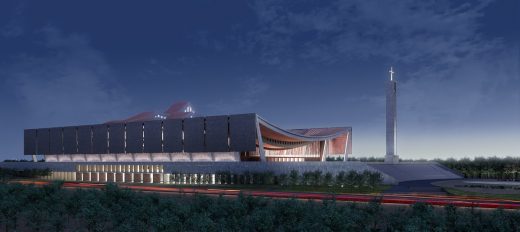 National Cathedral of Ghana, Africa, building design by Adjaye Associates