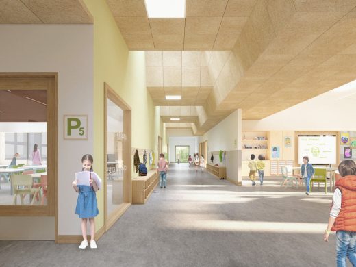North Perth Passivhaus Primary School interior design