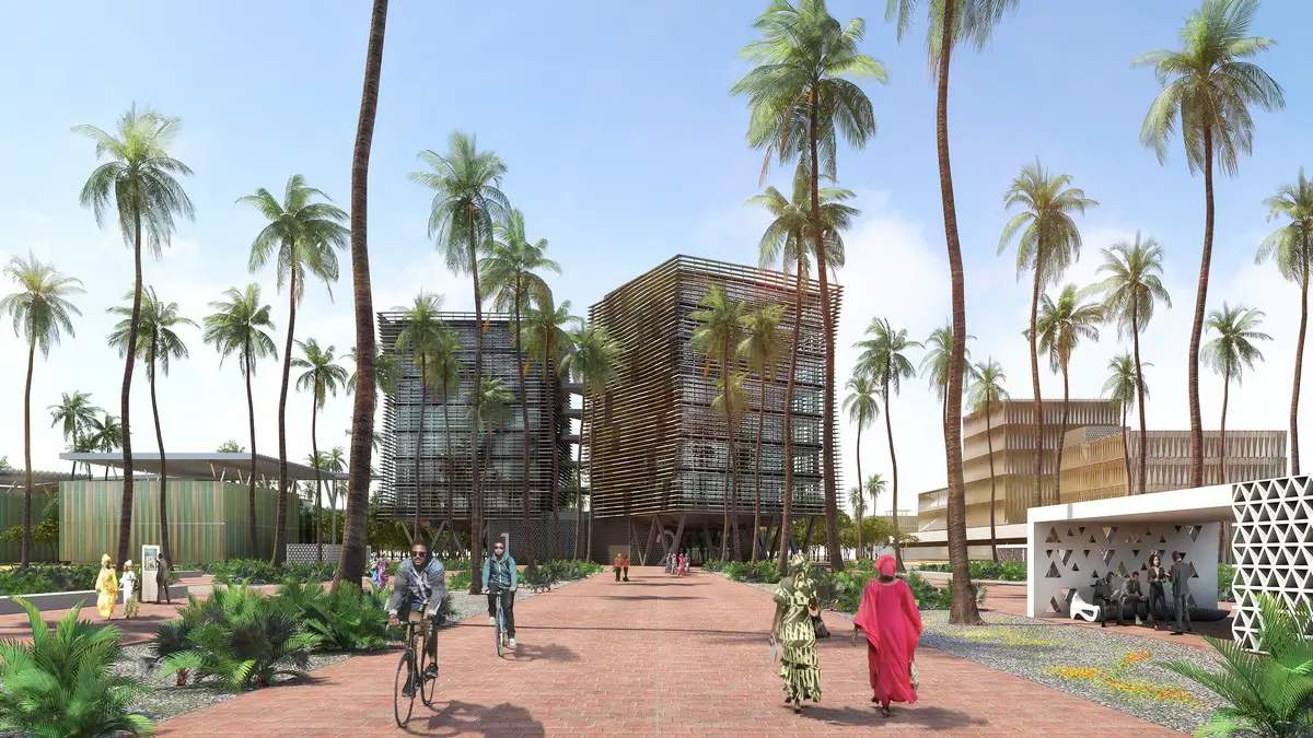 Gebäude des Technologieparks Senegal: IDOM - e-architect