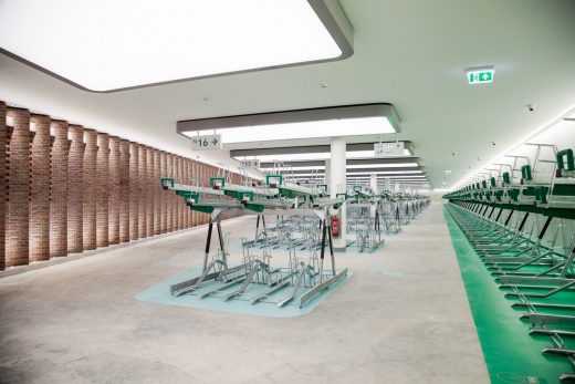 Underground Bicycle Parking Leidseplein Amsterdam Netherlands