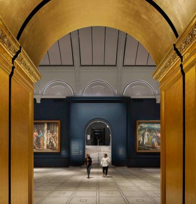 Victoria and Albert Museum Raphael Court London refurbishment