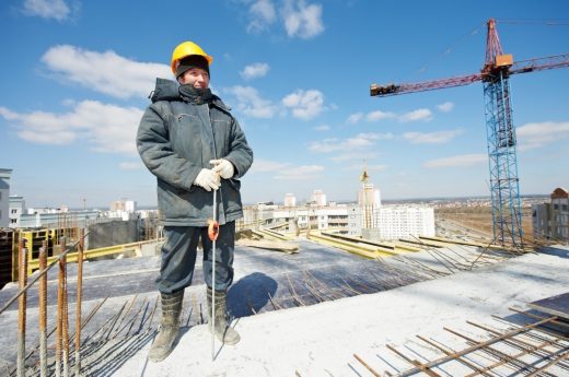 What are problems construction companies face in Winter?