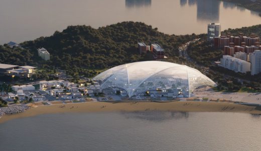 Zhuhai Cultural Arts Center Buildings by MAD