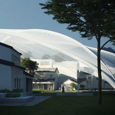 Zhuhai Cultural Arts Center Buildings by MAD