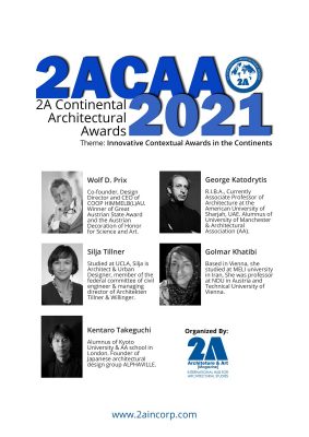 2A Continental Architectural Awards 2021 Jury