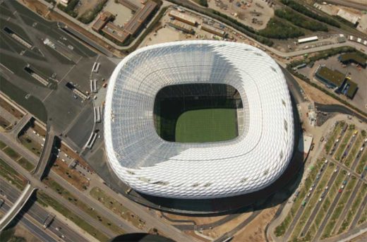 Allianz Arena Football Stadium roof view