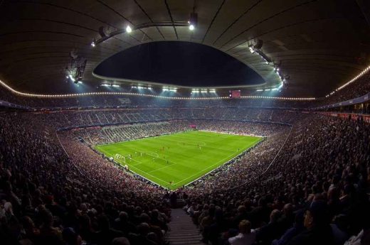 Bayern Munich Football Stadium pitch