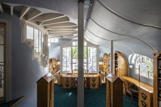 The Cosmic House Holland Park home by Charles Jencks Architectural Library