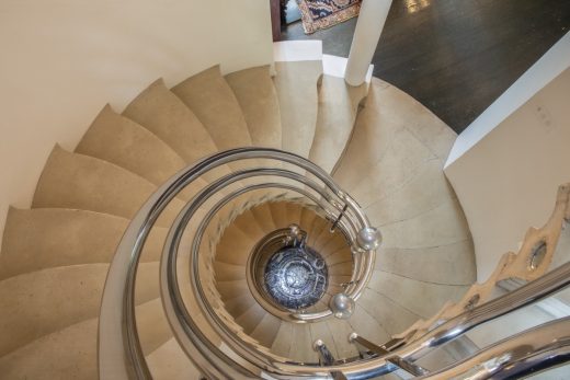 The Cosmic House Holland Park spiral stairs