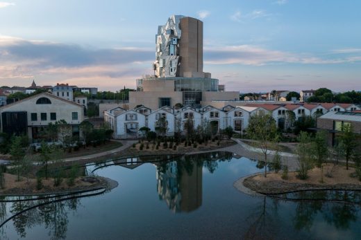 Fondation Luma, Parc des Ateliers by architect Frank Gehry