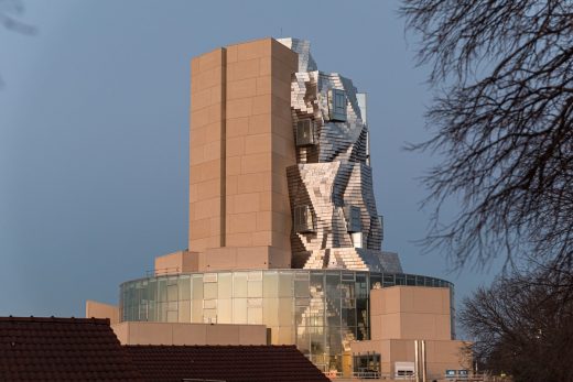 Luma Arles building design by Frank Gehry architect