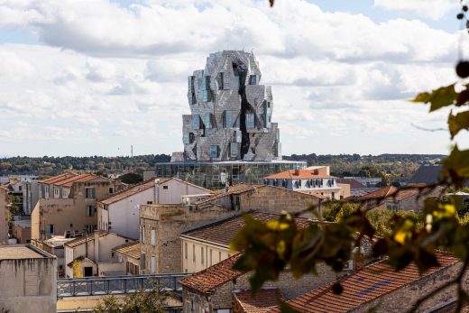 Luma Arles building design by Frank Gehry architect