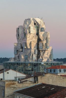 Luma Arles building design by Frank Gehry architect