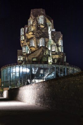 Luma Arles building design by Frank Gehry architect