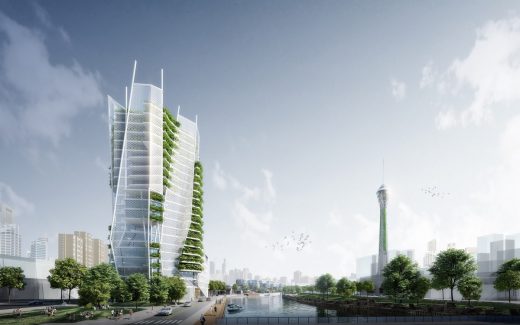Mengzhuiwan Urban Regeneration masterplan Chengdu