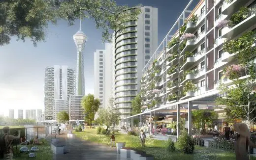 Mengzhuiwan Urban Regeneration masterplan Chengdu