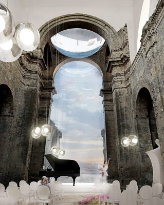 Re-use Fallen-church of Grottole, Matera