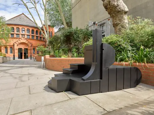 Fragment of Serpentine Pavilion 2021 designed by Counterspace for The Albany, Deptford