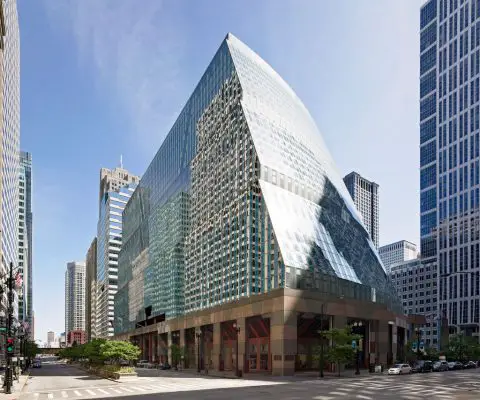 Thompson Center building Chicago Illinois