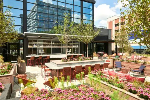 Virgin Hotels Nashville Accommodation rooftop terrace