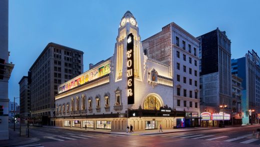 Apple Tower Theatre Downtown Los Angeles Building