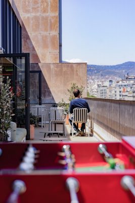 Xcelirate Barcelona offices design terrace