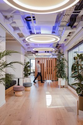 Xcelirate Barcelona offices atrium