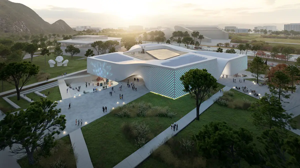 Chungnam Art Museum building by UNStudio