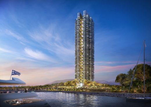 Ellinikon Marina Tower Athens building design